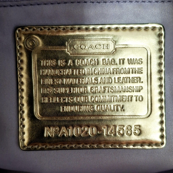 Vintage Coach Poppy Bucket Style Shoulder Bag #14565 - Picture 10 of 11